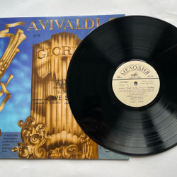 Винтажная виниловая пластинка LP Antonio Vivaldi Вивальди, Riga Chamber Choir Ave Sol, Imants Kokars Gloria Глория (СССР 1981)