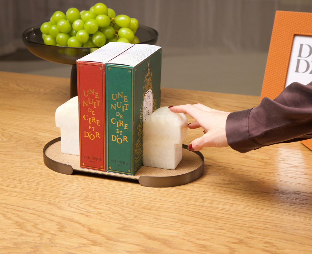 Букстопер для книг "Оникс" сет 2шт