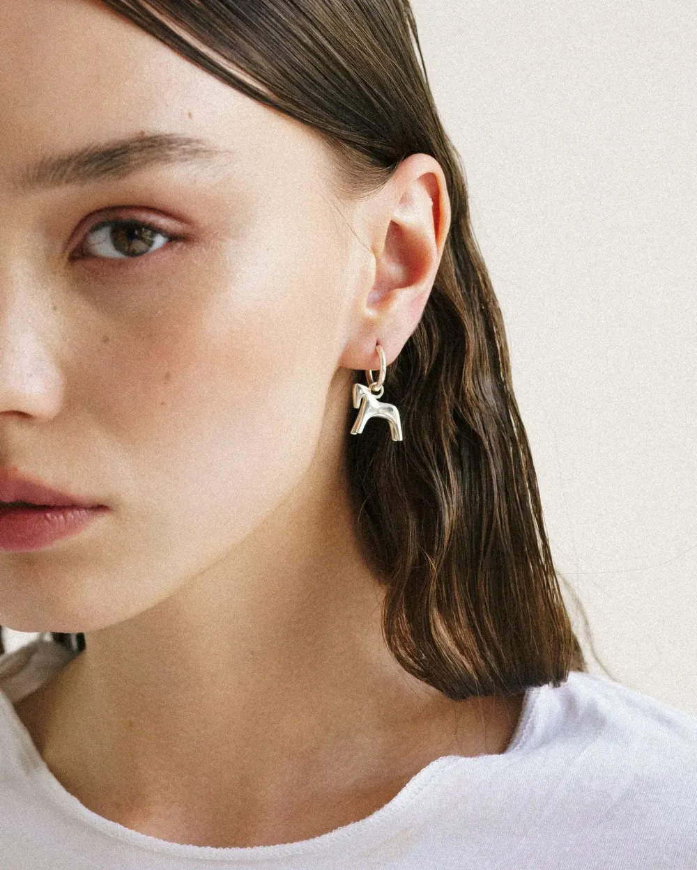 Моносерьга-кликер Basic S с подвеской Burdo