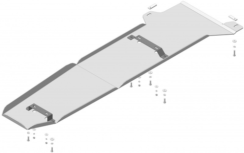 Защита Топл. бака 5 мм, Алюминий. для Ford F-150 Raptor SuperCrew 2017-2021, Ford F-150 2021-н.в. MOTODOR.30711