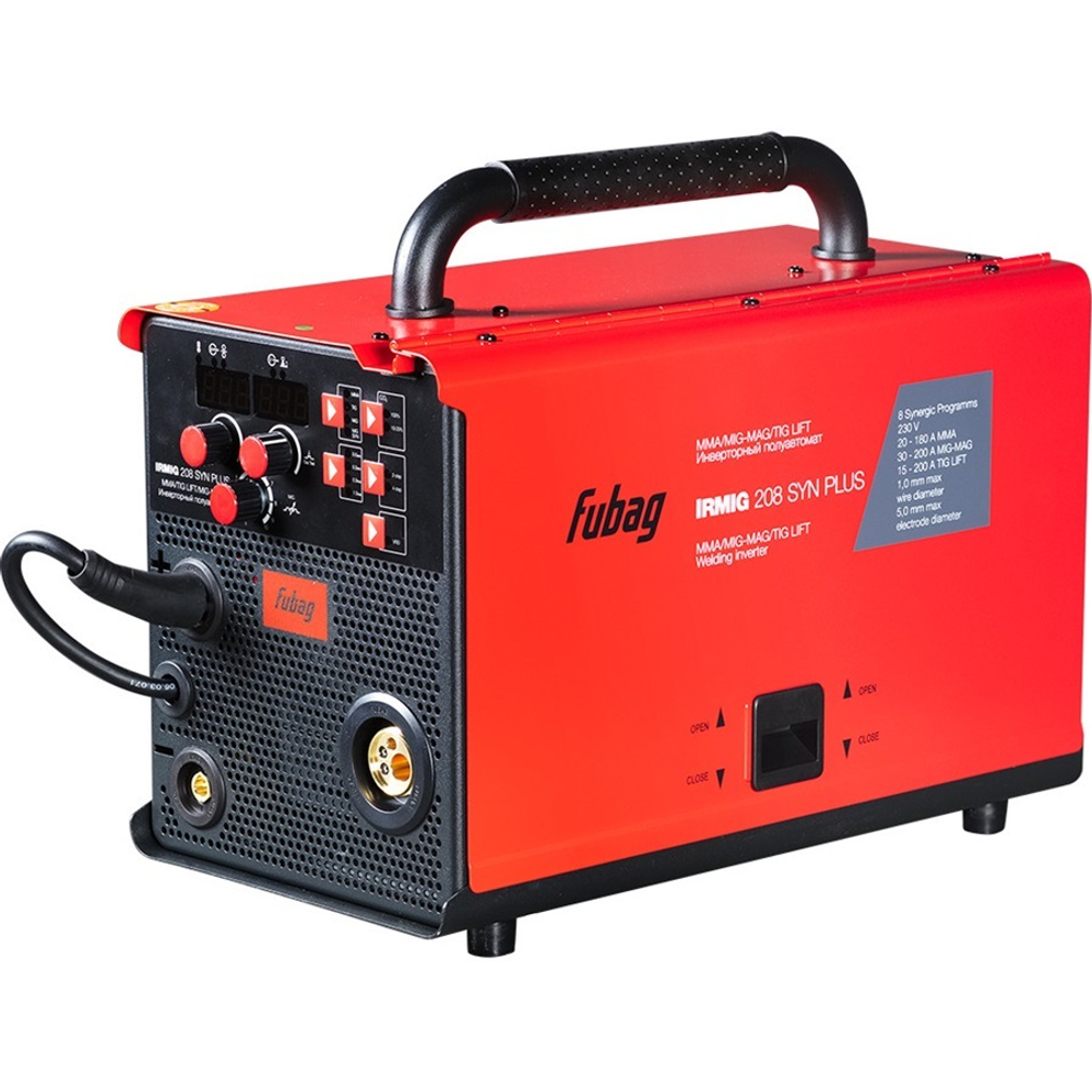 Сварочный аппарат Fubag IRMIG 208 SYN PLUS +Маска IR 9-13N S+Краги FWGN 10R