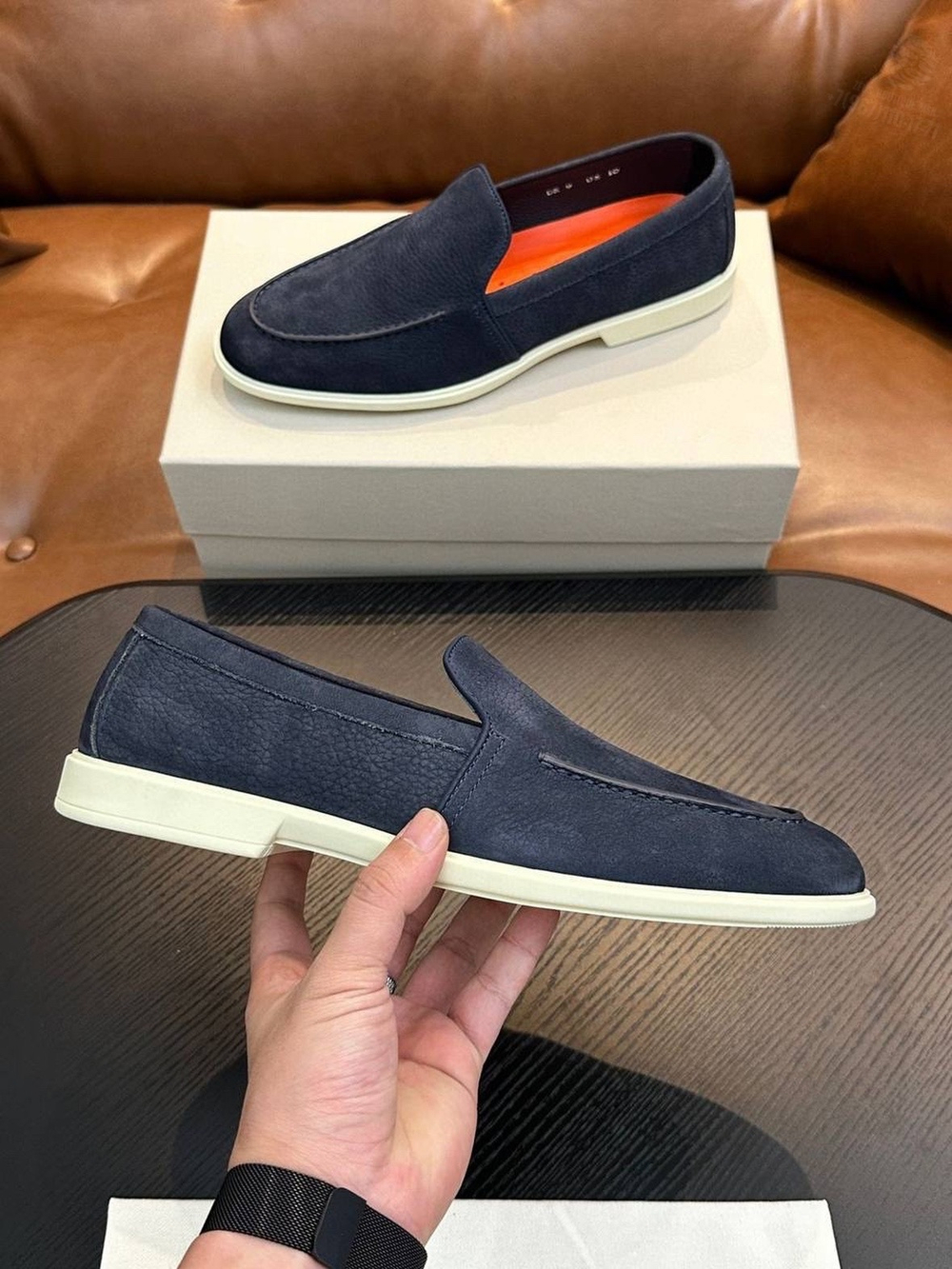 Лоферы Santoni