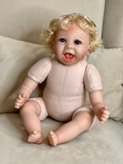 Кукла Реборн мягконабивная 55см в пакете (FA-033)