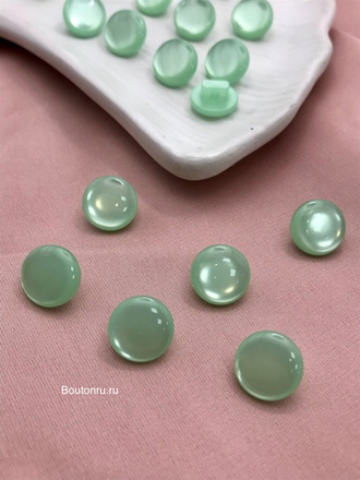 Пуговицы блузочные луна на ножке мятный