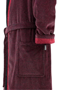 Халат-кимоно Cawo 4839 красно-черный Германия детали 2