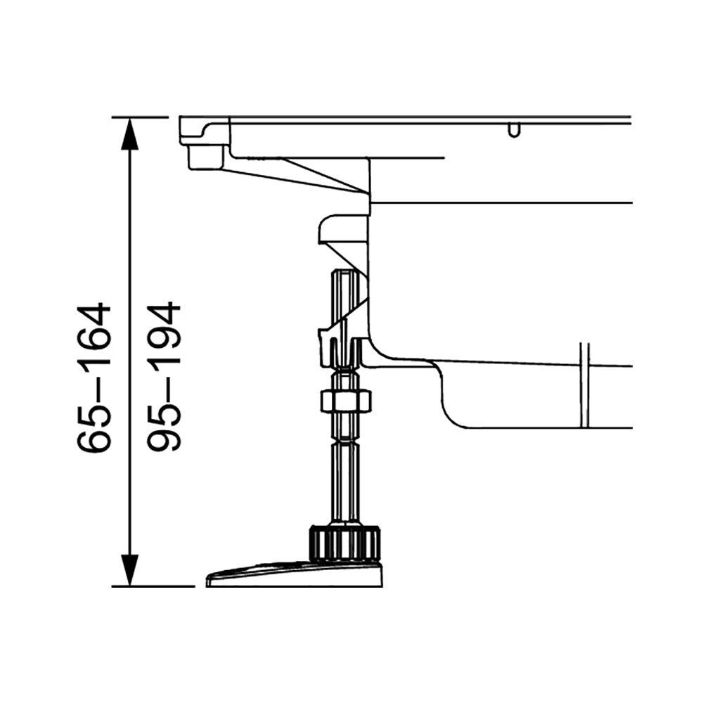 Комплект опор Tece Drainprofile 674000