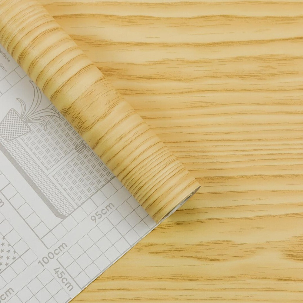 Пленка самоклеящаяся 45см*8м Дерево светлое