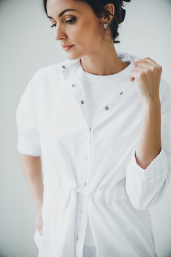 Халат женский м182 сансара белый