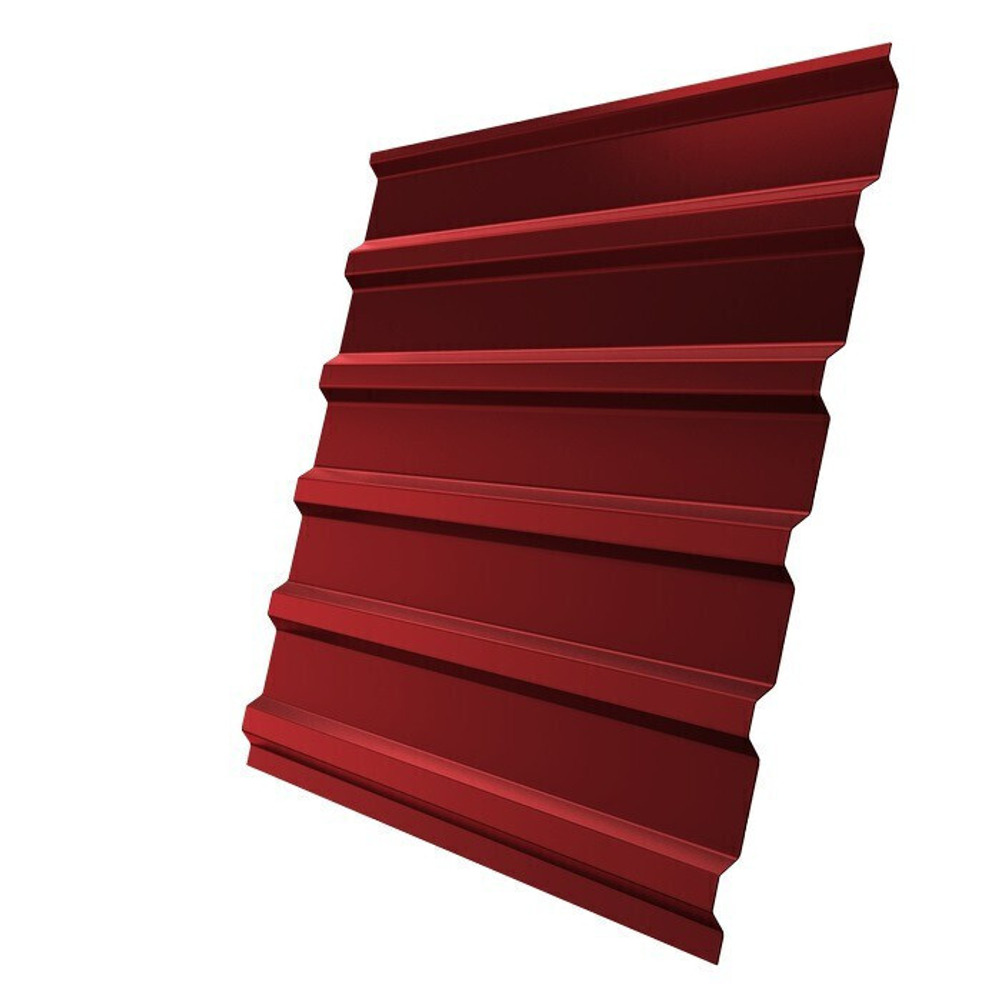 Профнастил С20 Железный Форт Satin 0,5 мм RAL 3011 коричнево-красный
