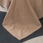 Комплект постельного белья Сатин с Одеялом 100% хлопок на резинке OBR148