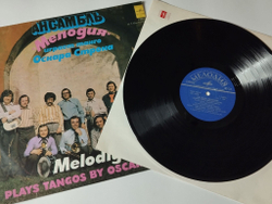 Винтажная виниловая пластинка LP Ансамбль Мелодия Играет Танго Оскара Строка (СССР 1978) Голубые Глаза