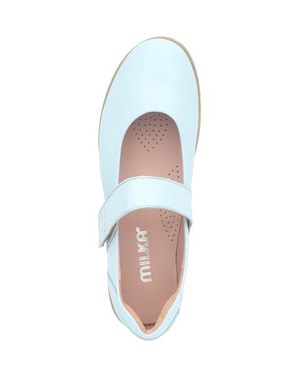 1102 Женские балетки (Светло-синий)