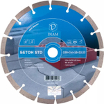 Диск алмазный DIAM Бетон STD 230*22,2 мм сегмент   000582