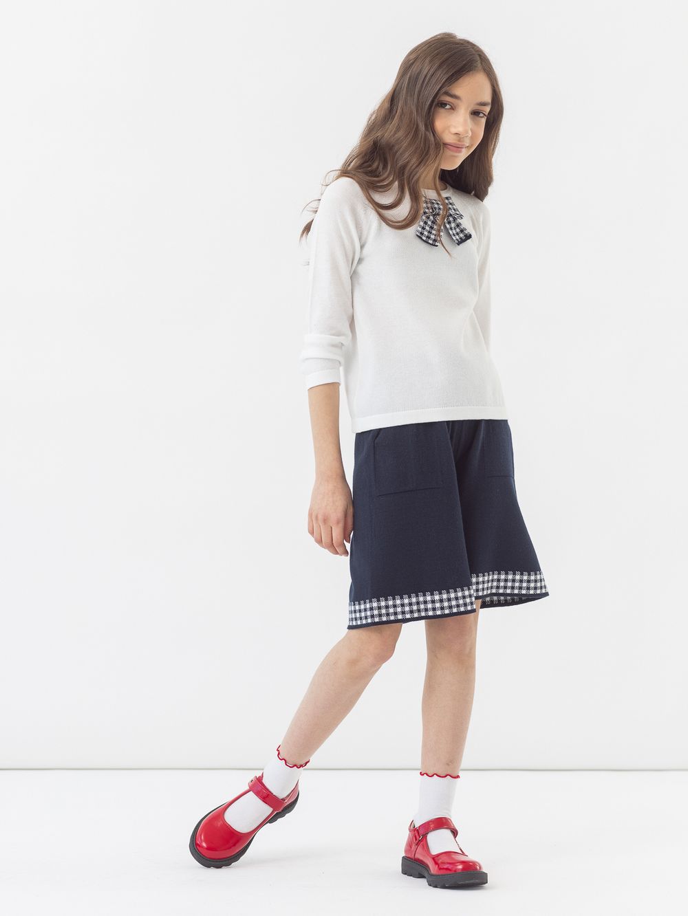 Джемпер молочный для девочки арт. AT824-1