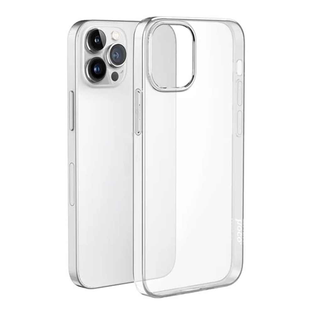 Чехол-накладка Hoco Light Series TPU для iPhone 15 Pro Max силиконовый (прозрачный)