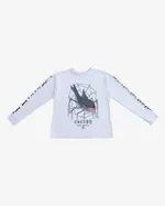 Лонгслив Creepy Clothing Акулапаук белый