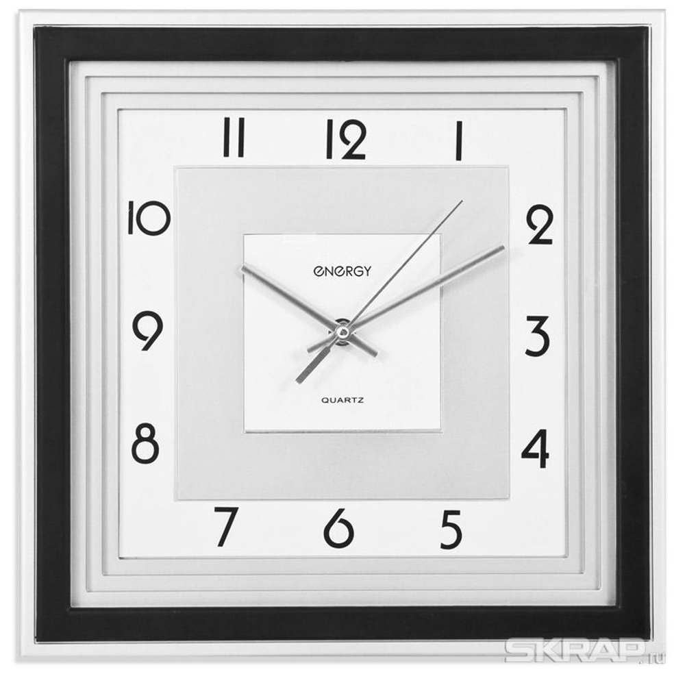 Часы настенные Energy EC-11 квадратные (009311)