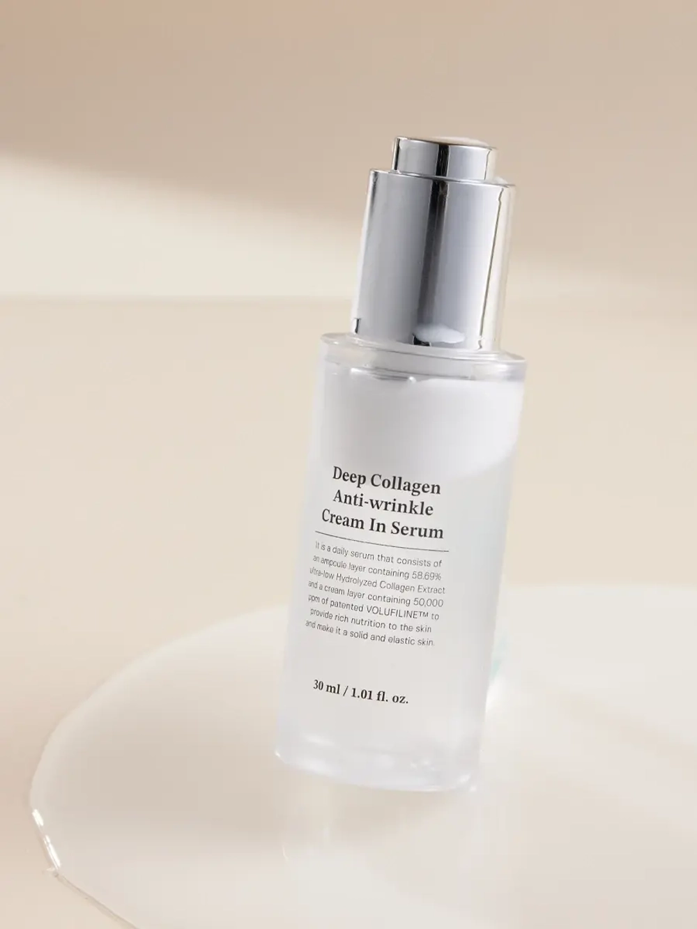 Sungboon Editor Двухфазная сыворотка-крем с коллагеном для упругости кожи Deep Collagen Anti Wrinkle Cream In Serum 30 мл