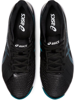 Мужские кроссовки теннисные Asics Solution Swift FF Clay - black/misty pine