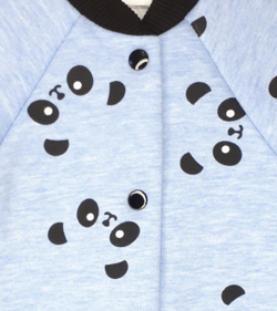 Комбинезон Глазки (голубой)