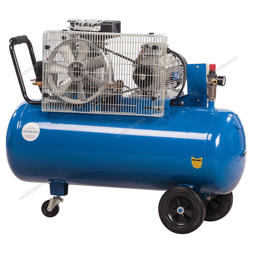 NORDBERG ECO (NCE100/400) Компрессор поршневой с ременным приводом, объем 100 л