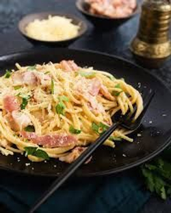 Лапша быстрого приготовления 140 гр х 4 шт SamYang Buldak Hot chicken Carbonara / Самьянг со вкусом острой курицы в соусе карбонара