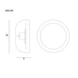 Бра Loke D22 Blue By Imperiumloft