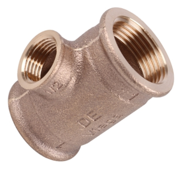 Viega тройник (бронза) 3/4" х 1/2" х 3/4"