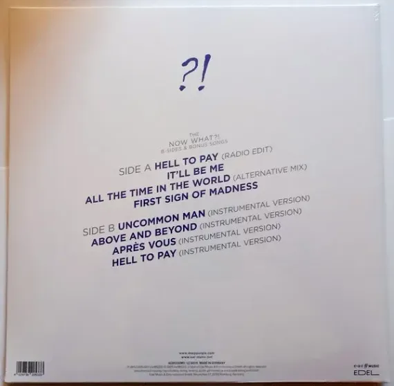 Deep Purple – The Now What ?! B-Sides & Bonus Songs - Purple - LP