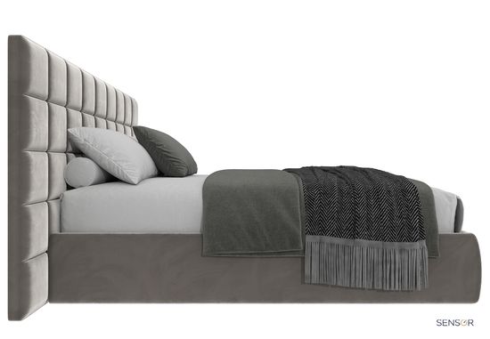 Кровать Quadro с широким изголовьем