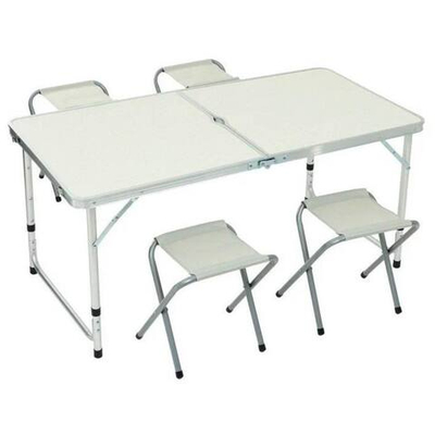 Стол 60x120 / 4 стула бел