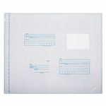 Конверт-пакеты ПОЛИЭТИЛЕН C3 (320х355 мм) до 500 л., отрывная лента, "Куда-Кому", КОМПЛЕКТ 50 шт., BRAUBERG, 112206