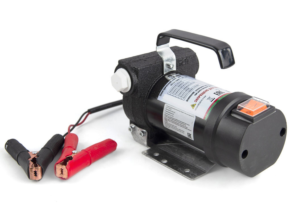 Насос перекачки топлива (помповый) 24В с железной ручкой