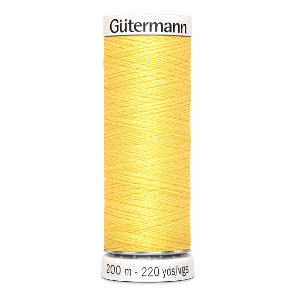 Нитки универсальные Gutermann Sew-all 100 (200 метров), 5 кат. | 852 желтый