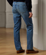 Straight Fit Stretch Selvedge Jean – мужские джинсы прямого кроя из японского денима от Ralph Lauren