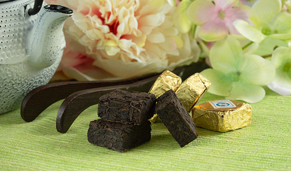 Пуэр Юньнаньский (квадрат) (4 года провинция Юньнань) РЧК 500г