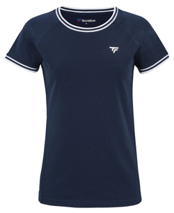Женская теннисная футболка Tecnifibre Team Stretch - marine