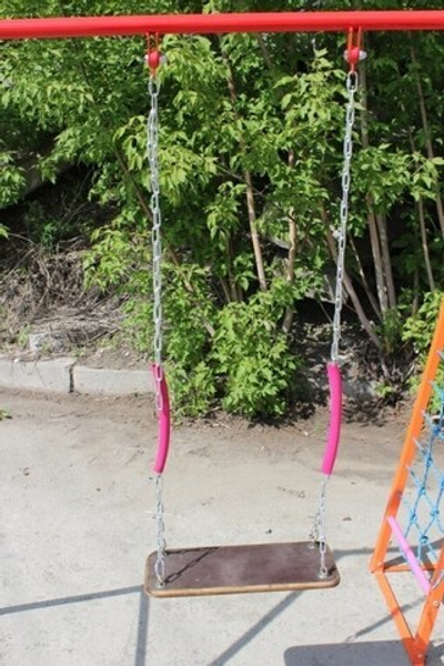 Качели для БОГАТЫРЬ на цепях с подшипниками