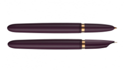 Перьевая ручка Parker 51 DELUXE PLUM GT, перо: F, цвет чернил: black, в подарочной упаковке.