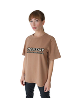 Футболка медицинская женская Тезис TZ113, принт "Зубик", белый, 46-48