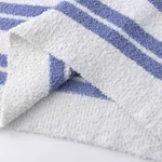 Свитер Ymkashix Soft Strips белый/голубой