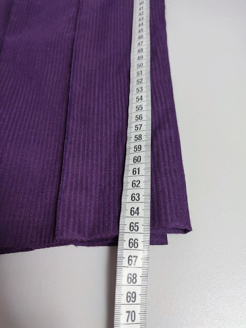 Брюки сливовые в полоску 44-46 размер