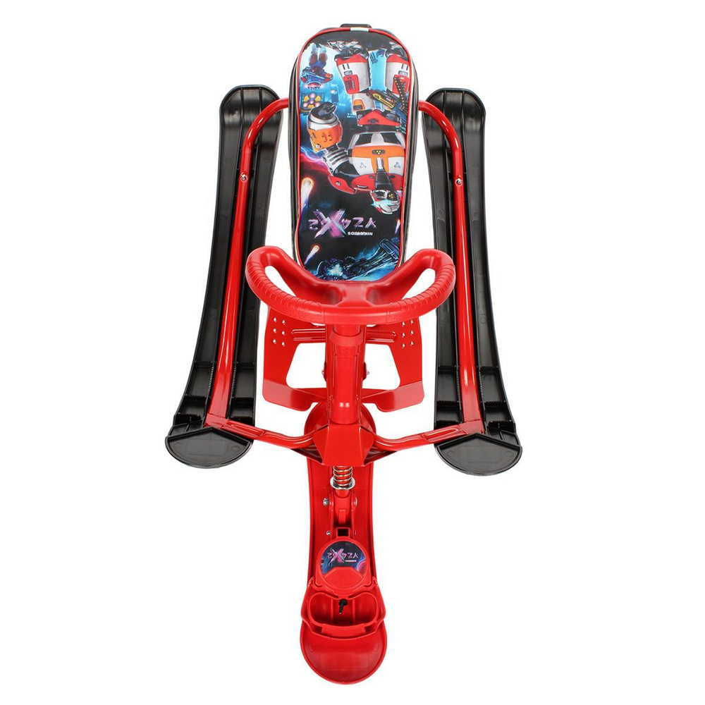 Снегокат "Ника-кросс" с галактическим роботом