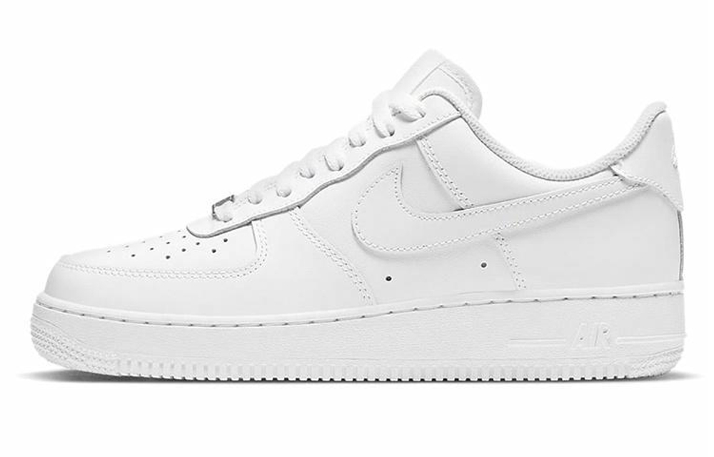 Кроссовки Nike Air Force 1 '07 "Triple White" Wmns (Женская размерная сетка)
