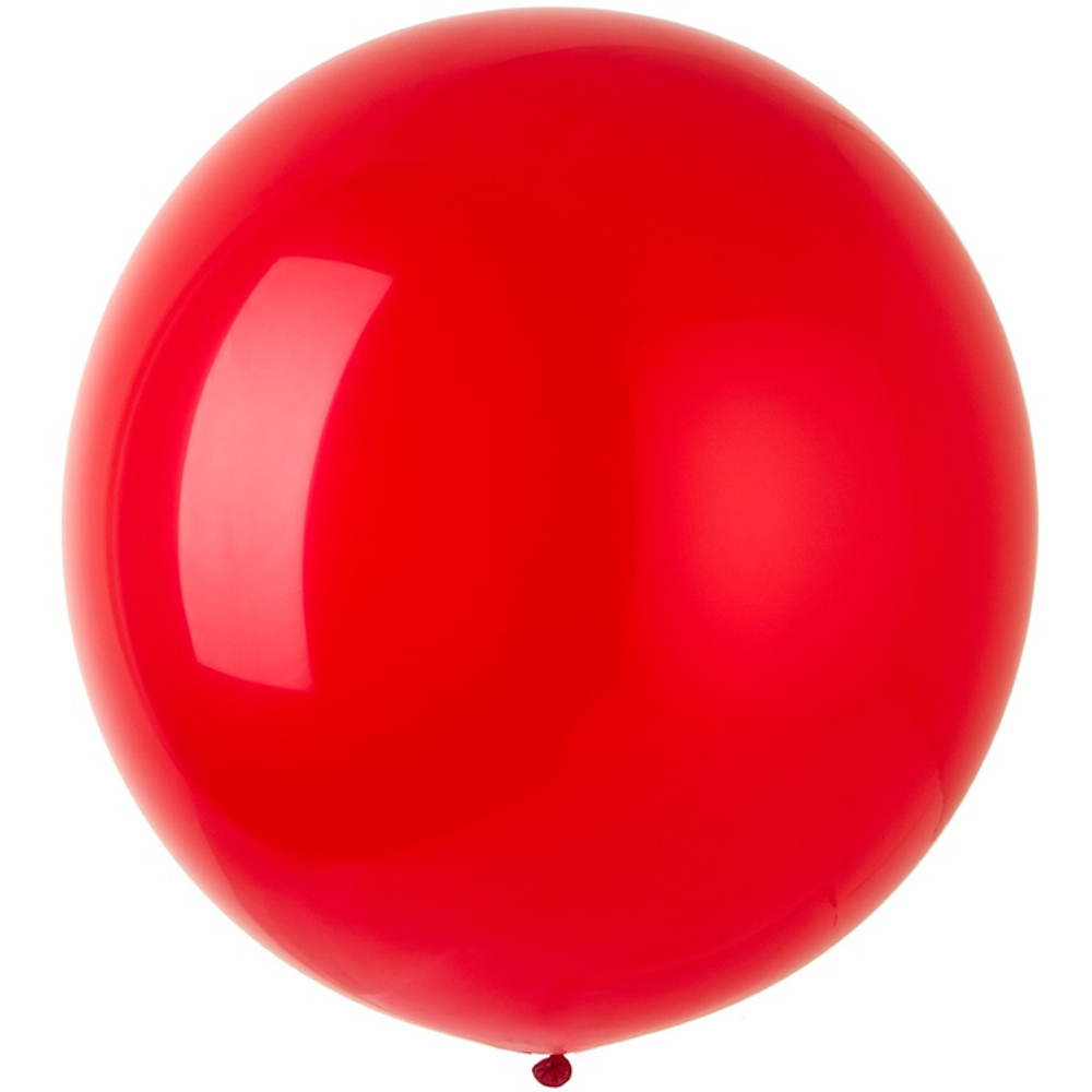 Шар латексный Кристалл 61 см (Красный)