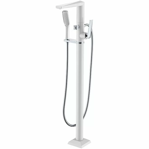 Смеситель для ванны Boheme Venturo 379-W белый/хром