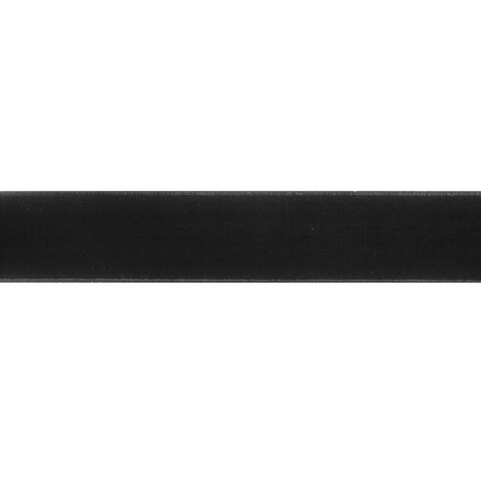 Тесьма бархатная, 12 мм, цв.039 черный