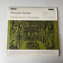 Винтажная виниловая пластинка LP H. Schutz Генрих Шютц , Westfalische Kantorei, Wilhelm Ehmann Musikalische Exequien (Германия 1975)