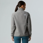 Женская флисовая толстовка The North Face Glacier Fleece 1/4 серая