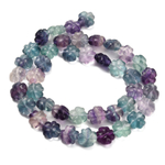 Бусина Клевер 10мм, флюорит (в ассортименте)